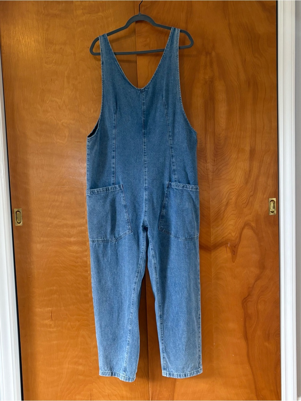 Denim Women’s Overall Jumpsuit- Blue size L